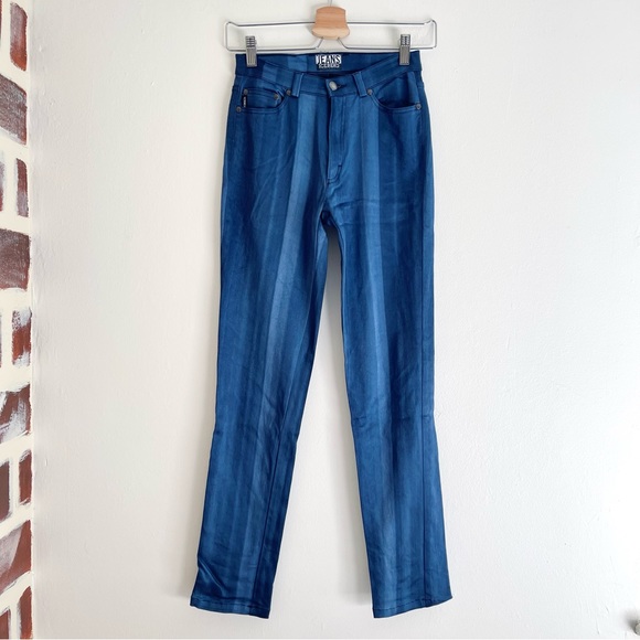 Iceberg Denim - Iceberg Jeans Vintage Dark Blue Ombré Stripe Print Size 27
